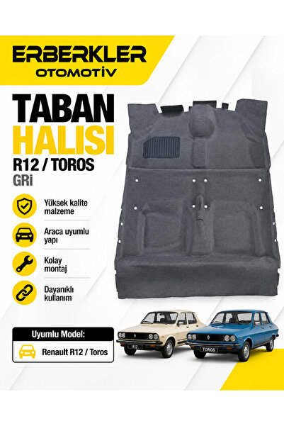ERBERKLER R12 / TOROS TABAN HALISI GRİ