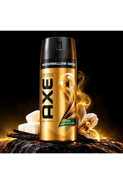 Axe Marshmallow Smoke Limited Edition Deodorant Body Spray, Vanilla & Dark Mu...