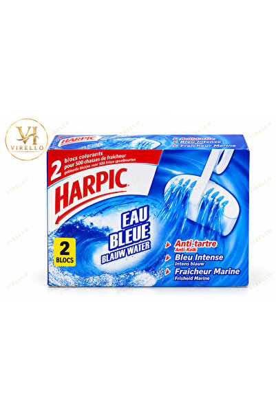 Harpic Eau Bleue Αποσμητικό Τουαλέτας σε Μπλοκ, Αντι-ταλάρ, Θαλάσσια Φρεσκάδα...