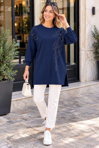 MODAABAD Taş Nakışlı Tunik 6152