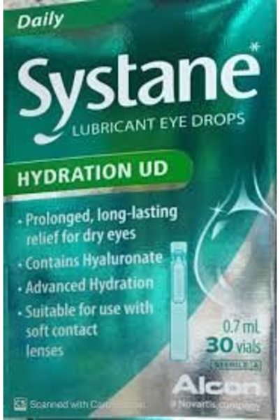 Alcon Systane Hydration UD Lubricant Eye Drops 30 Vials (0.7 ml each)