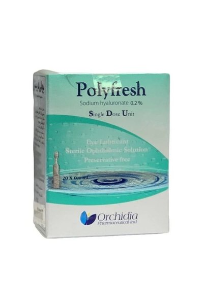 ORCHIDIA PHARMACEUTICAL IND. Polyfresh Single Dose Unit Eye Lubricant 20×0.4 ml