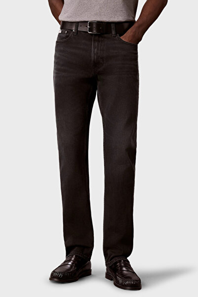 Calvin Klein Pamuklu Slim Fit Orta Bel Dar Paça Jeans LV04RH706G7ZW Erkek KOT...