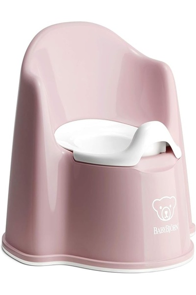 BabyBjörn BabyBjorn Potty Training Bundle, White/Grey Toilet, Easy-to-Clean, ...