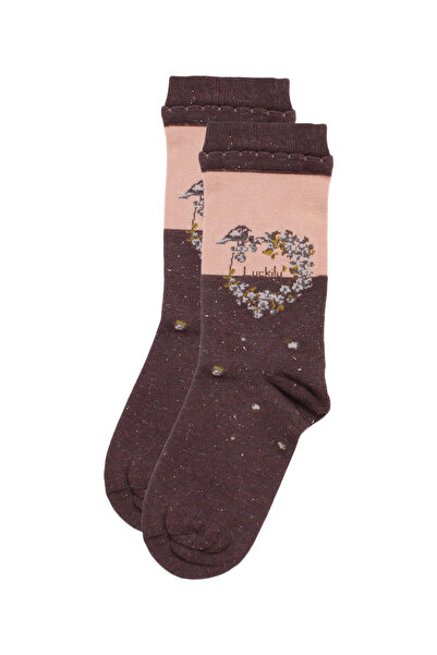 Pro Socks Κάλτσες γυναικείες Modal Soft ημίκοντες Romantic - Καφέ