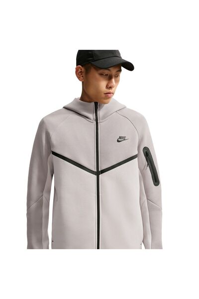 Nike M NK TCH FLC FZ WR HOODIE HV0949-009 Γκρι