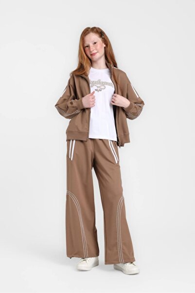 HAUSEkids 10-14 Years Old Maya Claire Girl's 3-Piece Set-Mocca