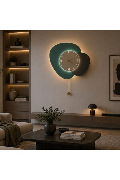 SELEXMO Aplica LED Decorativa DUOS Ø50cm Lumina Rece/Neutra/Calda Verde
