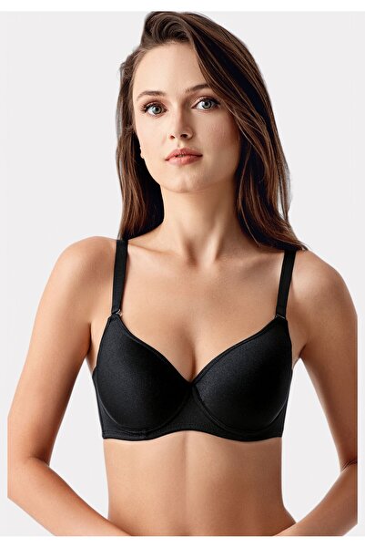 NEWBRA LINGERIE New Bra Μαύρο Κομψό Σουτιέν Χωρίς Ενίσχυση για B, C & D Cup |...