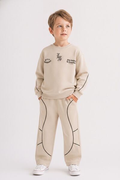 HAUSEkids 4-8 Years Old Built from Boys' Suit Set-Stone