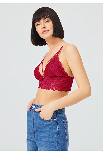 Cottonhill Bralette So Elegant - Μπορντώ