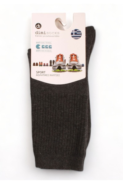 dimi socks Κάλτσες αθλητικές Dimisocks Basic - Ανθρακί