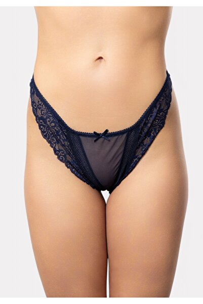 Cottonhill Στρινγκ με δαντέλα Lace Romance Blue - Μπλε