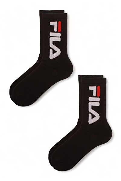 FILA Κάλτσες Unisex Unique Urban Tennis 2 τεμάχια - Μαύρο