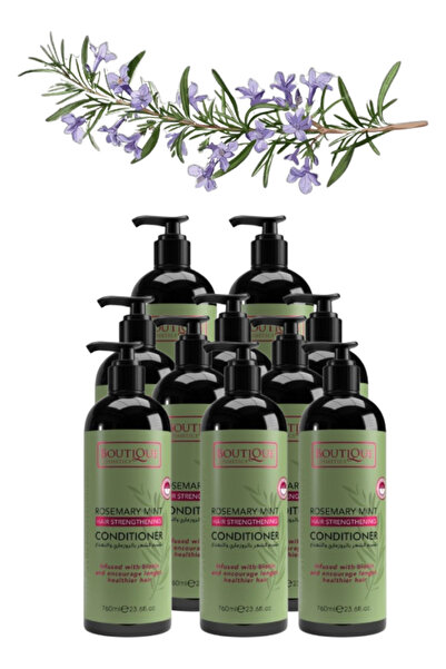 Boutique 10 Pieces Rosemary Mint Hair Strengthening Conditioner 760ML