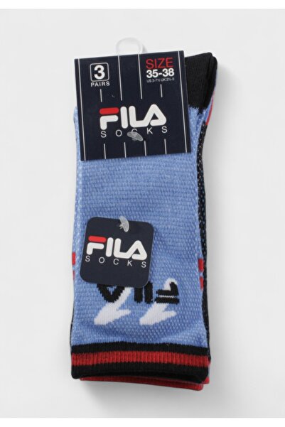 FILA Παιδικές Κάλτσες για Αγόρι F8093 City (3 Ζευγάρια) - Πολύχρωμο