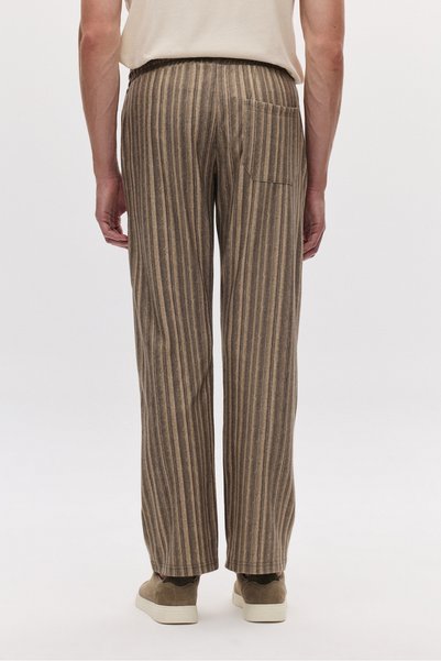 Justboga 𝗪𝗢𝗢𝗟 𝗧𝗢𝗨𝗖𝗛 Striped Jogger Pants