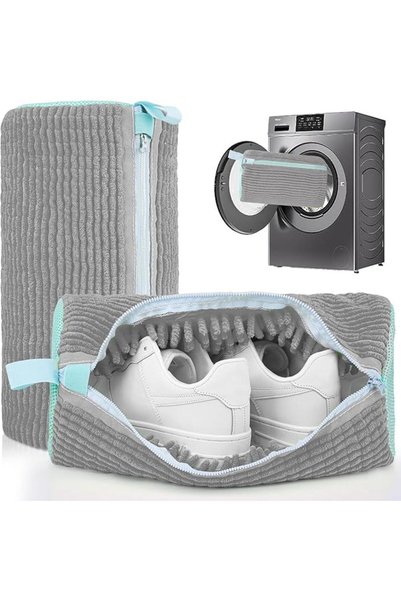 GENERAL 2 Pcs Shoe Washing Bags for Washing Machine,360 Degree Deep Cleaning ...