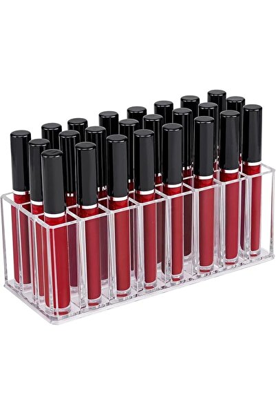 SZYYQ 24 Spaces Lip Gloss Holder Organizer, Lipsticks Holder, Lip Gloss Organ...