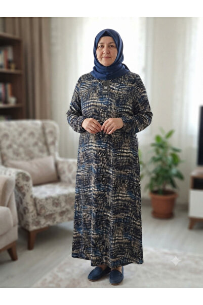 Genel Markalar Büyük Beden Melisa Kumaş Anne Elbisesi