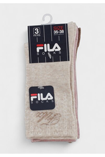 FILA Παιδικές Κάλτσες για Κορίτσι F8271 Milkshake (3 Ζευγάρια) - Πολύχρωμο