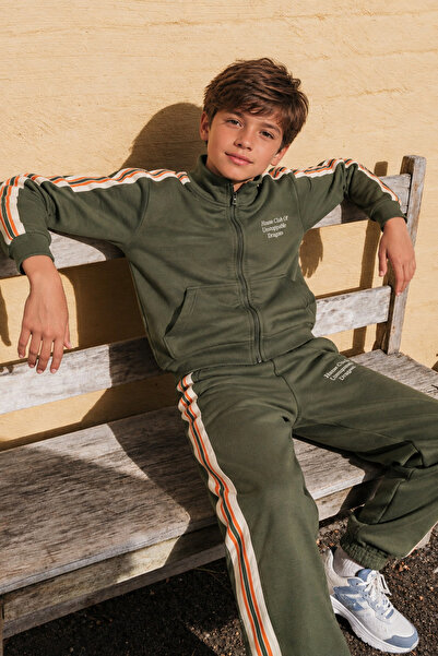 HAUSEkids بدلة للأولاد من 9-15 سنة من HK Of Class - كاكي