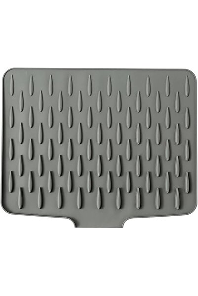 GENERAL Silicone Dish Drying Mat Water Drop Shape Kitchen Table Protector Qui...