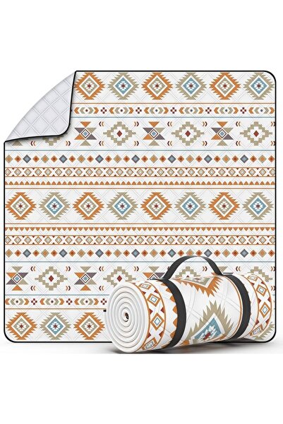 KASTWAVE Extra Large 5-Layer Waterproof Picnic Blanket, 200x200cm Foldable Ou...