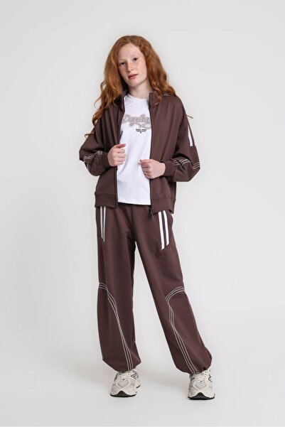 HAUSEkids طقم من 3 قطع للفتيات مايا كلير من عمر 10-14 سنة - بني
