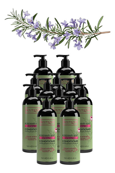 Boutique 12 Pieces Rosemary Mint Hair Strengthening Conditioner 760ML