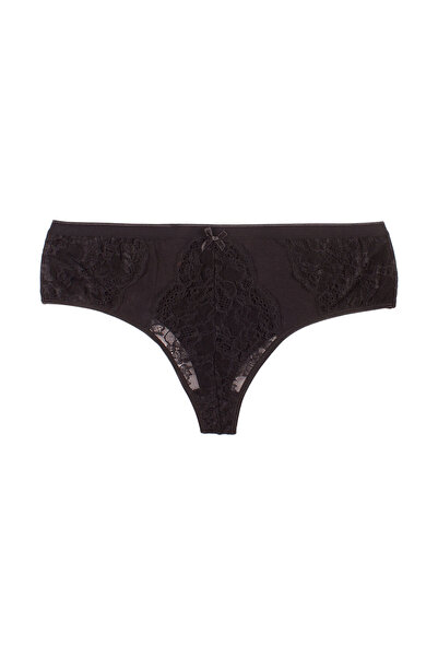 Norddiva Στρινγκ ψηλόμεσο Plus Size Sophia - Λευκό