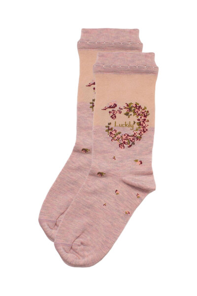 Pro Socks Κάλτσες γυναικείες Modal Soft ημίκοντες Romantic - Ροζ