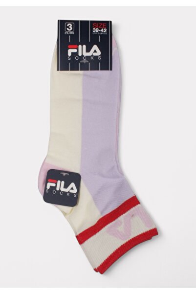 FILA Quarter Socks F3614 Flower - 3 τεμάχια - Πολύχρωμο