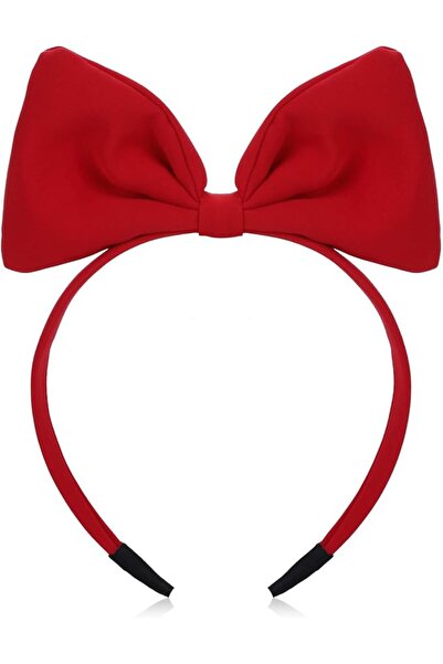 WLLHYF Red Bowknot Hair Bands Headdress for Women and Girls, Perfect Hair Acc...