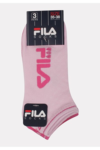 FILA F1430 Παιδικές Κάλτσες 3 Ζευγάρια Ροζ - Παστέλ | - Πολύχρωμο
