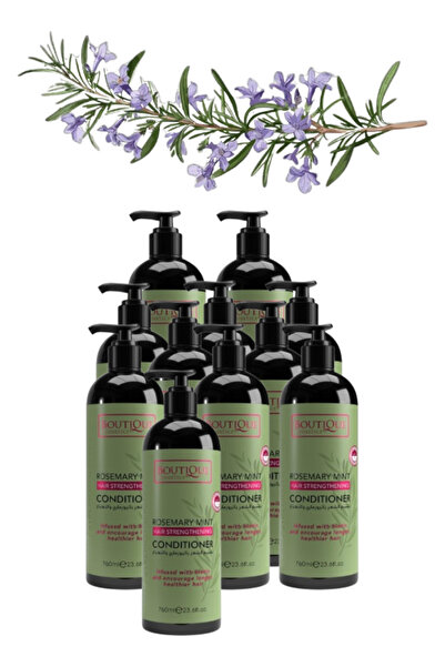 Boutique 11 Pieces Rosemary Mint Hair Strengthening Conditioner 760ML