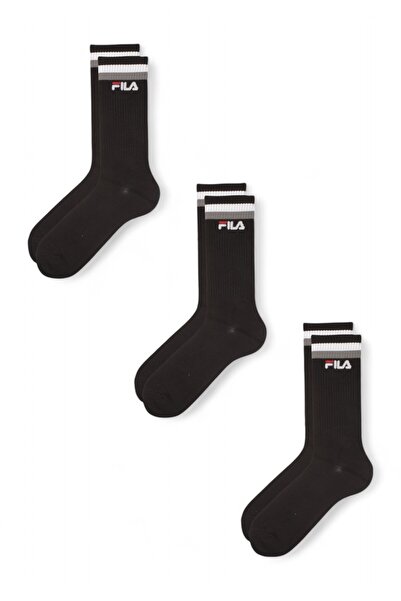 FILA Κάλτσες Unisex Bamboo 3 Τεμ. - Μαύρο