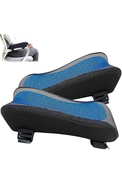 Azulmart Store Armrest Pad Memory Foam Elbow Pillow Ergonomic Arm Rest Cover ...