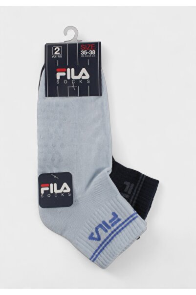 FILA Παιδικές Αθλητικές Κάλτσες με Αντιολισθητικά Ταπάκια – Μπλε - Σιελ - Πολ...