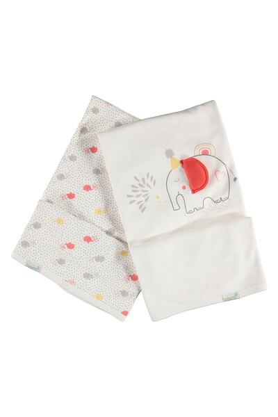 Bimini Κουβερτάκι βρεφικό Biorganic Cotton Elephant Magic - Εκρού