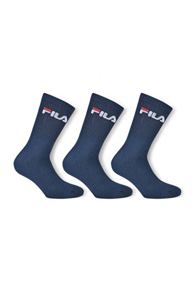 FILA Κάλτσες Unisex Crew Tennis 3 τεμάχια - Μπλε