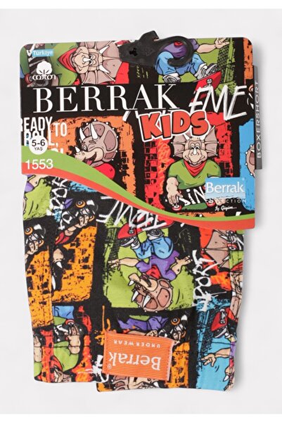 Berrak Παιδικό Μποξεράκι Monster X-Treme - Μαύρο