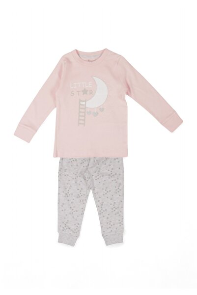 Biorganic Πιτζάμα παιδική Cotton Pink Little - Πολύχρωμο