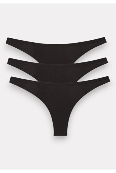Berrak Brazil γυναικείο βαμβακερό με μαλακό λάστιχο Laser Cut Seamless Black ...