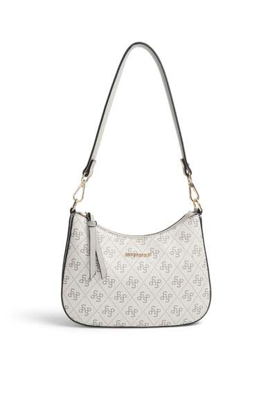 Silver Polo A.Gri - Gray Monogram Women's Shoulder Bag Sp1259