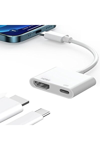 Lezed محول USB C إلى HDMI بدقة 4K، متوافق مع أجهزة Apple 15 MacBook Pro Air و...