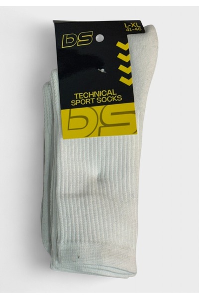 dimi socks Unisex Τεχνικές Αθλητικές Κάλτσες DS 3 Ζεύγη Λευκές - Λευκό