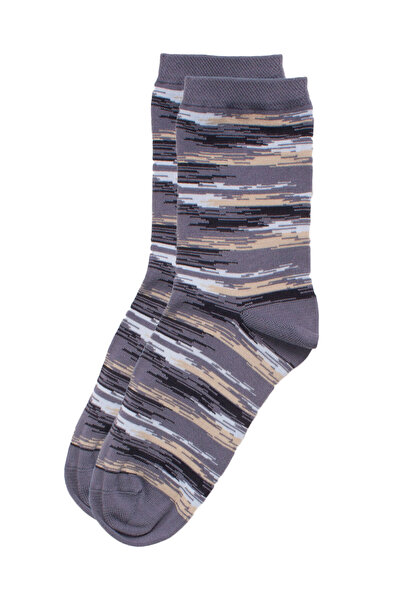 Pro Socks Κάλτσες γυναικείες βαμβακερές Art Colors - Ανθρακί