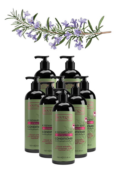Boutique 8 Pieces Rosemary Mint Hair Strengthening Conditioner 760ML