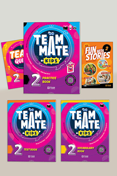 TEAM ELT PUBLISHING 2026 Güncel Baskı TeamMate Kids 2 Practice(Quizzes Hediye...